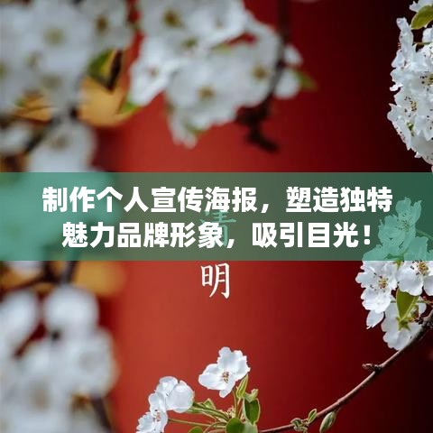 制作个人宣传海报，塑造独特魅力品牌形象，吸引目光！