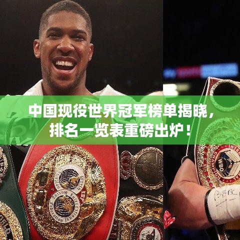 中国现役世界冠军榜单揭晓，排名一览表重磅出炉！