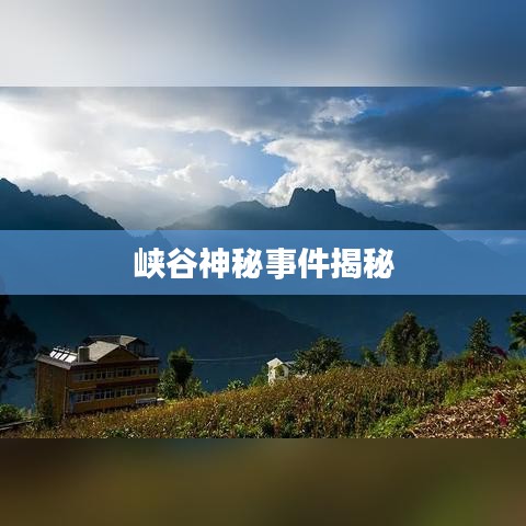 峡谷神秘事件揭秘