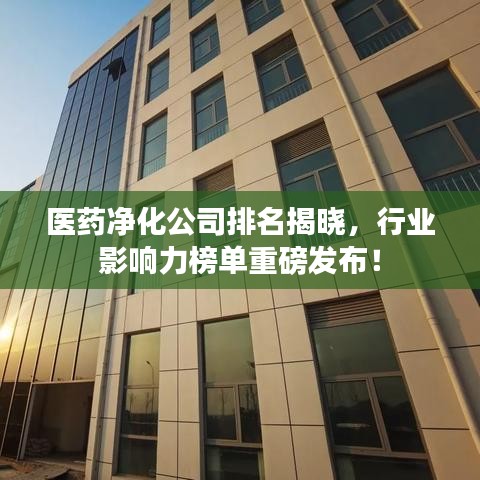 医药净化公司排名揭晓，行业影响力榜单重磅发布！